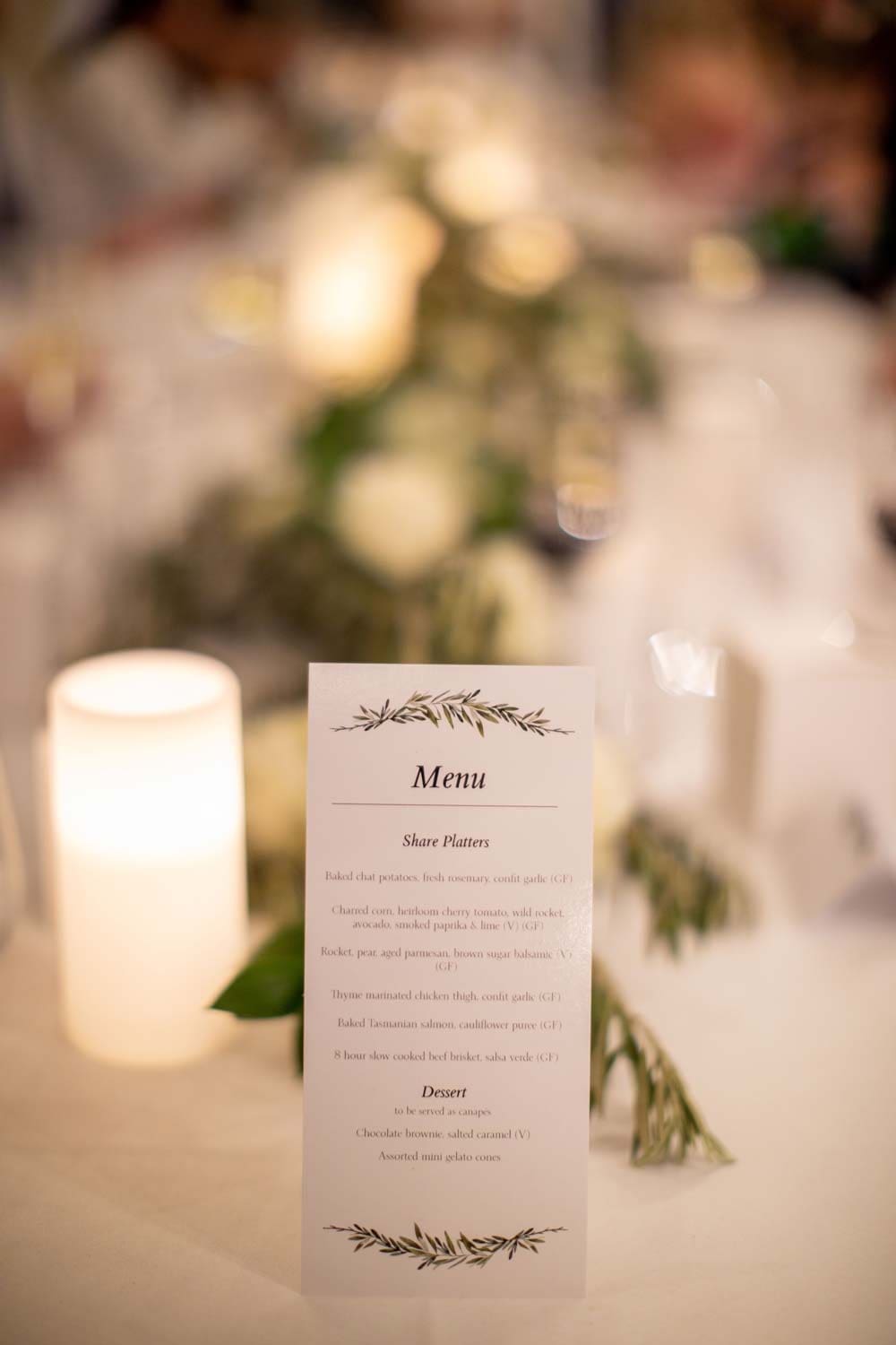 Our Wedding Menu Our Wedding Menu