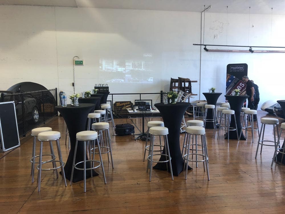 Boardwalk Catering at the Classic Throttle Shop Venue Sydney