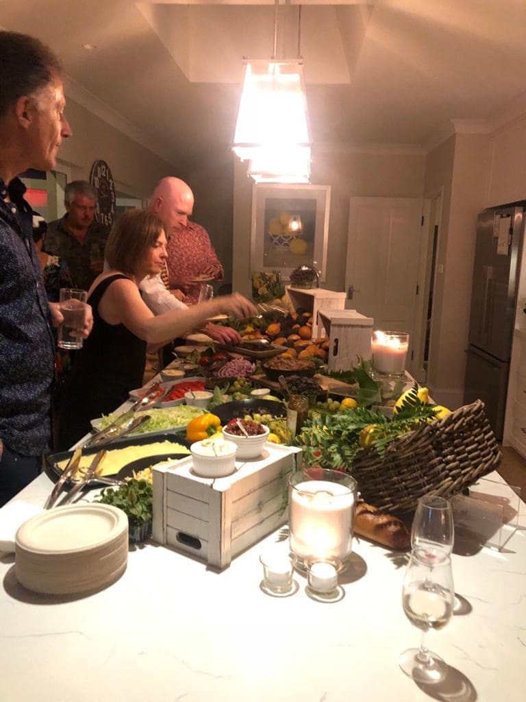 food station catering at home