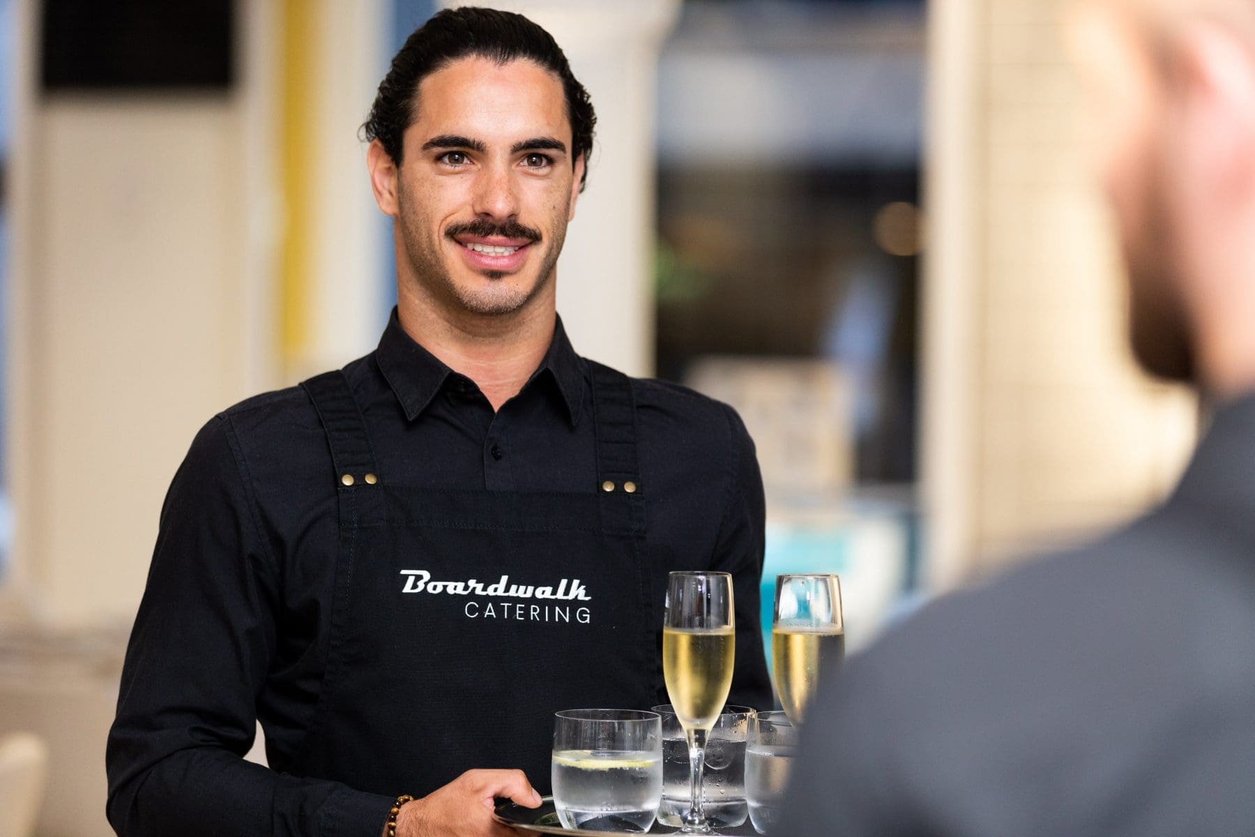 Wedding beverage service by Boardwalk Catering