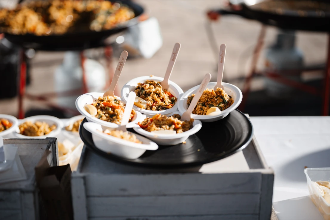 Boardwalk Catering’s Take on Interactive Food Station Catering in Sydney interactive food station catering paella station; paella catering; paella amor; father's day catering; catering for father's day; caterer; home caterer; Live food station catering Sydney; bespoke food station catering; food station Sydney; food station menu